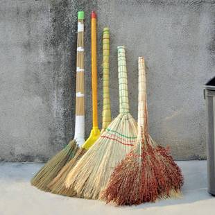 纯手工扫帚红高粱扫把 学校单位用毛棕榈扫帚芒草白净苗植物笤帚