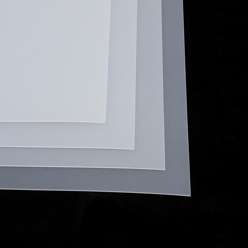 PP透明磨砂板材彩色印刷装订文件夹办公型PP塑料片材工厂