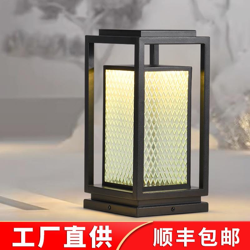 太阳能草坪灯户外防水柱灯现代简约景观灯花园庭院灯别墅园林灯