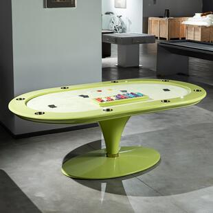 高端德州扑克桌多人德扑竞技桌面筹码棋牌室会所豪宅德州桌子