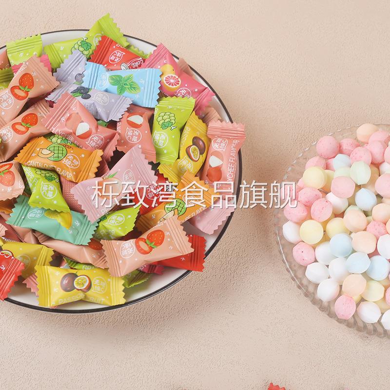薄荷硬糖糖果酒店公司招待维C无糖水果散装餐厅饭店薄荷糖 小零食