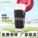 厂家现货杨梅风味酸甜杨梅浓缩汁60BX特色饮品原料食品加工用料
