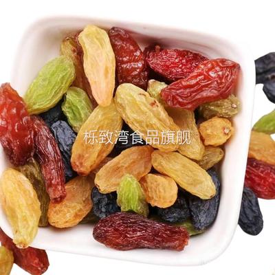 2023新货新疆四色多彩葡萄干整箱5斤独立小包装即食大颗粒葡萄干