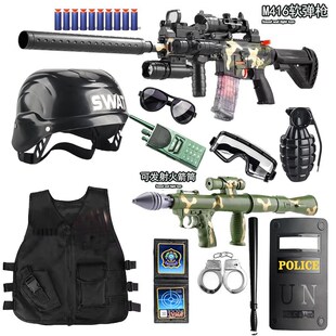 巴8特抛壳软弹枪W具狙击枪A玩M彷真E抢模型步枪儿童男孩9雷K吃鸡