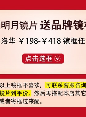 明月镜片PMC透光超薄变色近视160防蓝光非球面171眼镜片2片