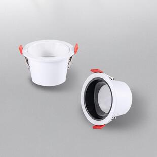 家用75mm孔灯2.5寸75孔客厅天花板灯店铺商用射 防眩led筒灯嵌入式
