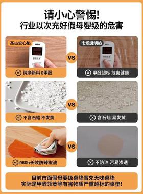 餐rbl-w-03垫桌面保护子茶几桌布明桌防水防桌油免洗软玻璃耐高透