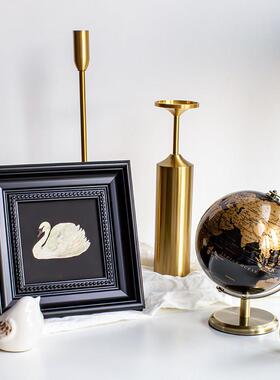 中古风MSY复古奢玄高档艺术漏地球仪轻装饰摆件客厅桌面关家居饰