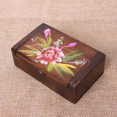 实木签盒中式2025新款家用个性创意木国牙质牙签罐泰棉签盒收新纳