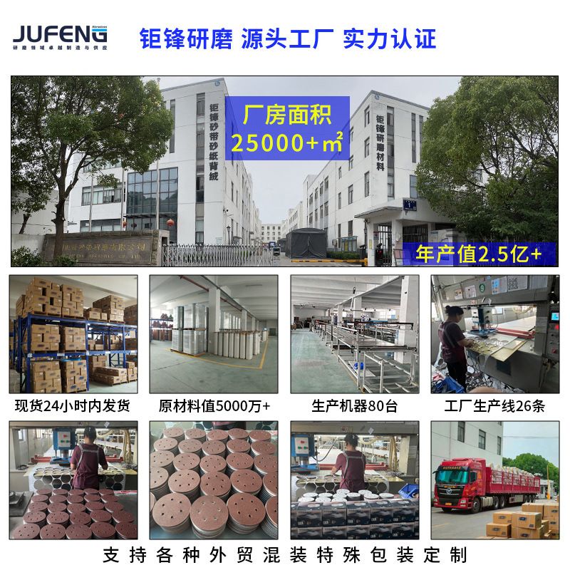 5寸植绒红砂纸抛光打磨背绒砂纸片自粘干磨砂纸沙纸圆盘砂纸