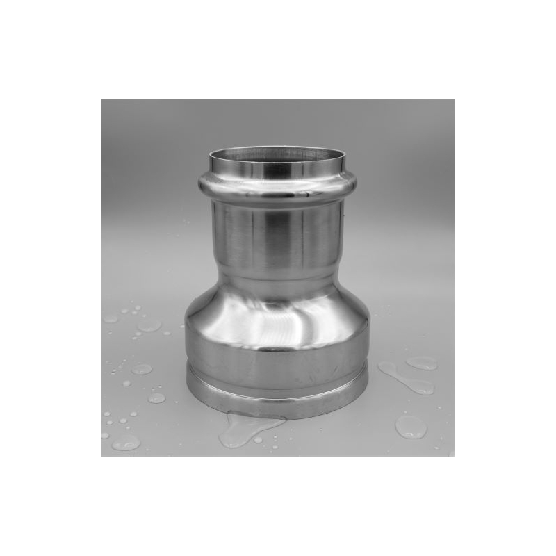 不锈钢沟槽管件异径直通沟槽双卡压弯头三通转换接头卡压接头管道