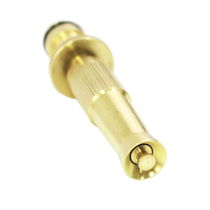 铜直喷式高压水枪奶嘴型洗车水枪园林花园浇水喷头家用洗车工具