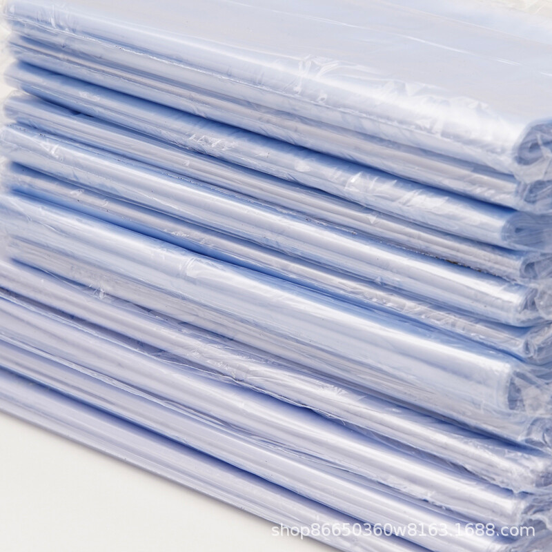 pvc热收缩膜吹膜可定PVC平口100塑封膜透明过塑膜吹塑膜大号封鞋