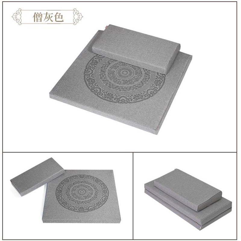 天然椰棕丝打坐垫禅修垫折叠跪z拜佛垫跪垫新款加厚忏冥想静坐垫