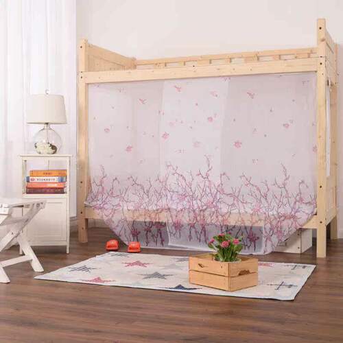 学生宿舍蚊帐上铺下m铺遮光纱帐0.9m单开门单人床高低床上下床蚊