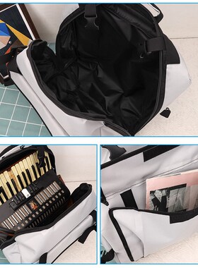 浅灰色手风琴包60贝n司加厚48/72贝司双肩120贝司手风琴背包96贝