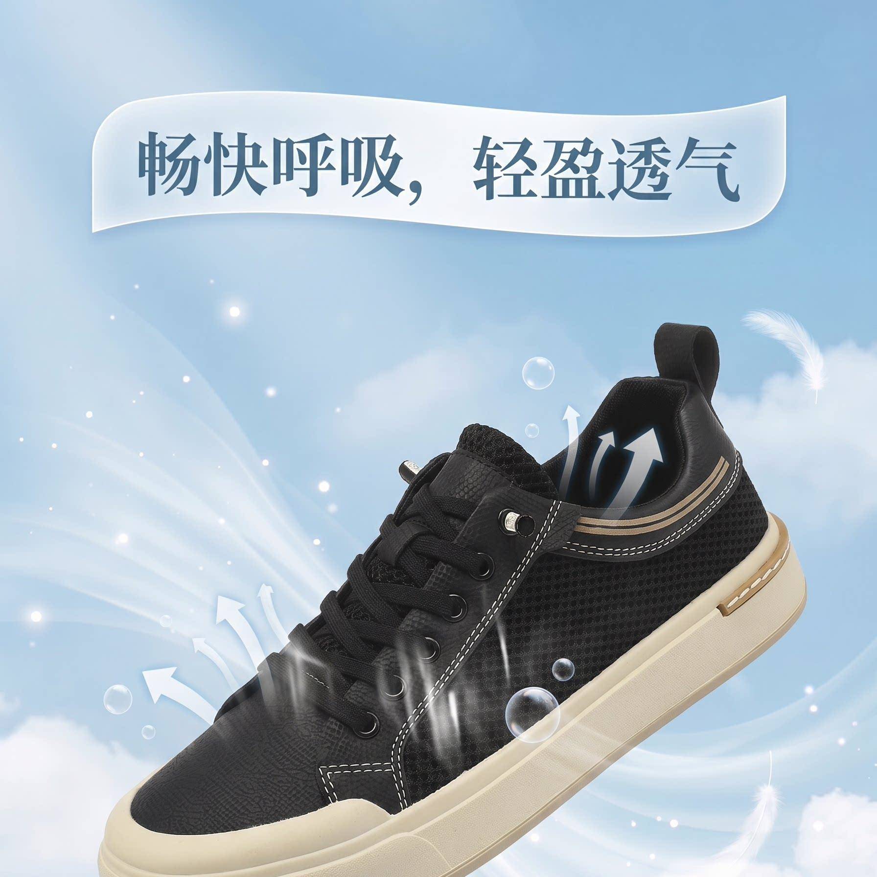 新品夏天男鞋透气一脚蹬平底板鞋韩版潮流薄款网面鞋子软底休闲夏