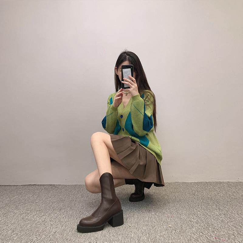 新品切尔西短靴女2026年新