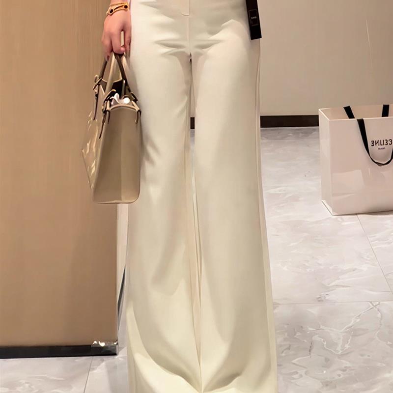 新品2025秋冬新款杏色高腰