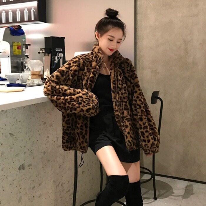 新品豹纹外套女秋冬2026欧货新款今年流行的糯水貂绒马甲夹棉皮草