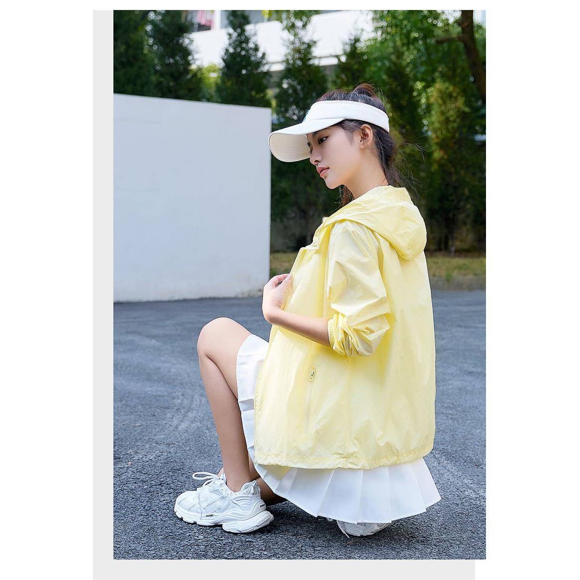新品防晒衣女短款百搭新款韩版轻薄透气户外防紫外线长袖防晒服