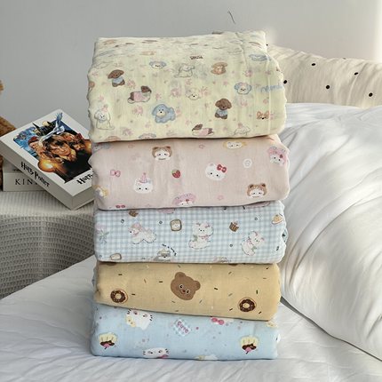 A类全棉双层纱被套单件单人宿舍被罩150x200x230纯棉180x220x200