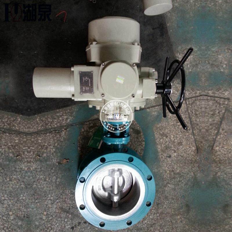 D943H-10CDN200电动三偏心蝶阀1.0mpa铸钢法兰硬密封电动蝶阀