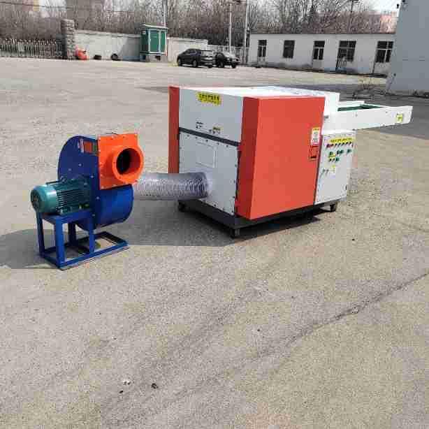 鞋垫海绵布粉碎机氨纶纤维切短机各种软物料切碎机