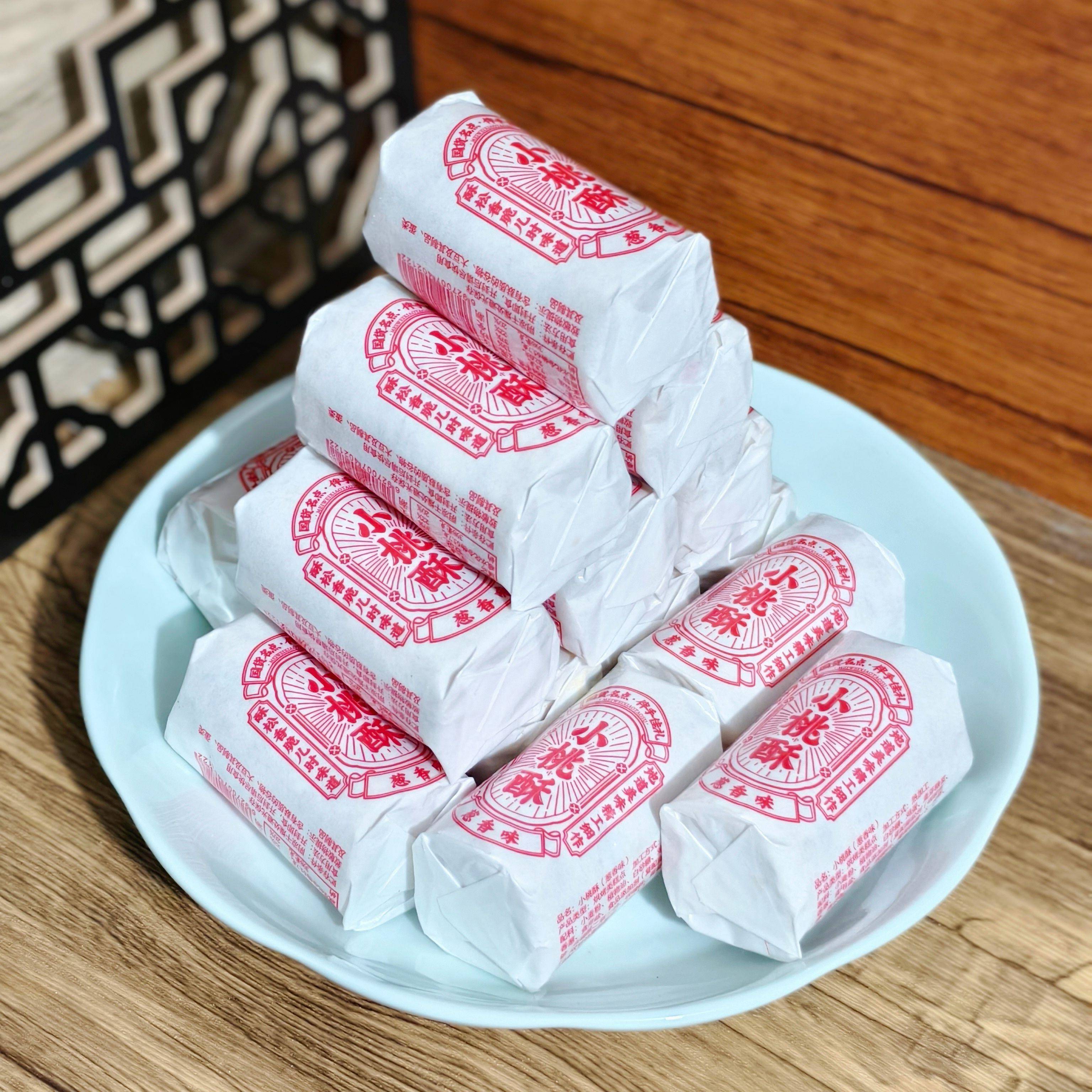 新品宁波特产小桃酥 芝麻香葱酥脆一口酥手工传统糕点特产零食饼
