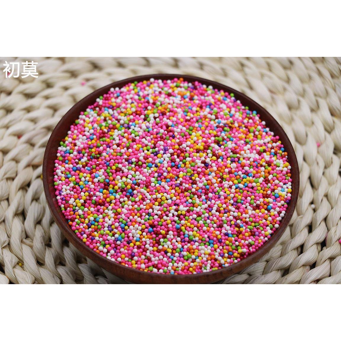 凯贝装饰彩针糖圆彩糖朱古力蛋糕西点冰淇淋装饰糖珠烘焙原料
