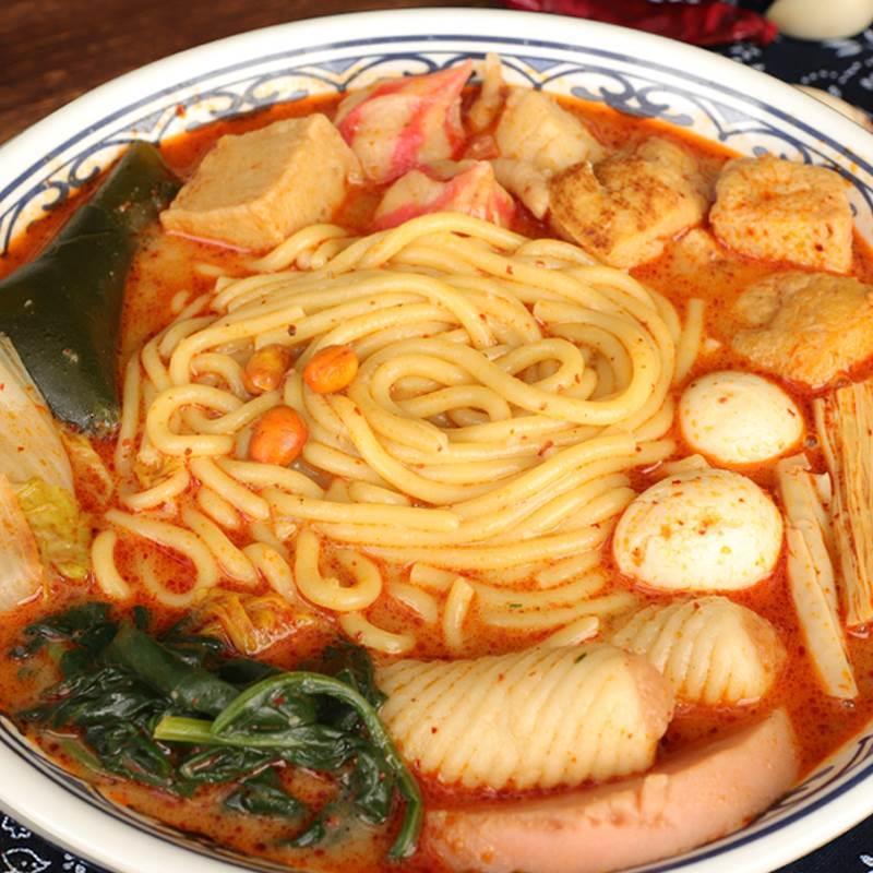 东北牛筋面商用麻辣烫专用面玉米面条黄冷面各种面麻辣烫食材商用