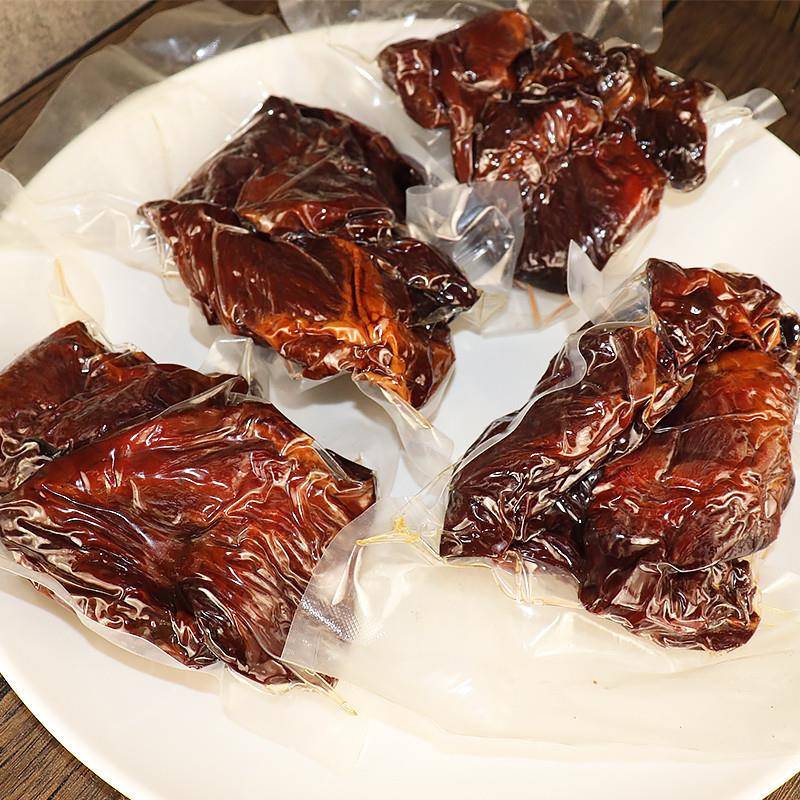 腊猪心 湖南特产柴火烟熏猪心脏腊肉农自制风味乡里腊味腊肉 包邮