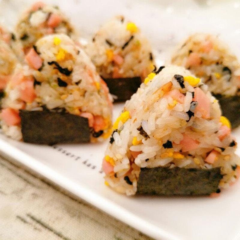 新品日式三角饭团海苔72枚紫菜包饭食材即食 三角饭团海苔片寿司
