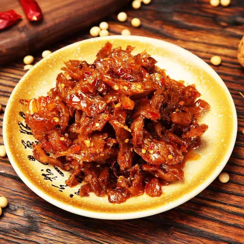 登荣素口水鸡辣条18克10包好吃的小零食麻辣味儿时重庆特产豆制品