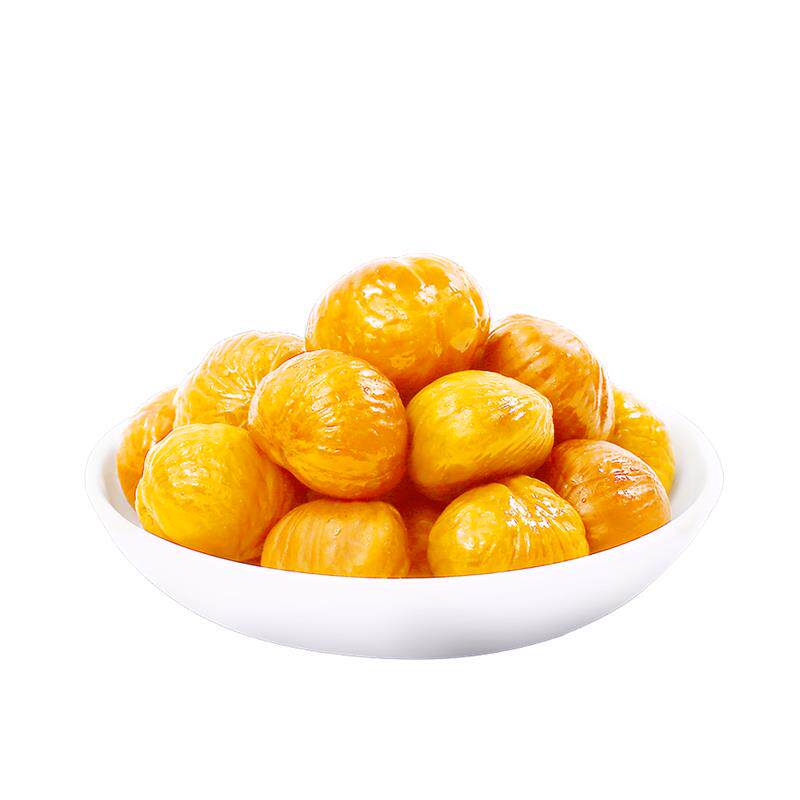 年货甘栗仁熟100gx4即食小零食脱皮怀柔栗子新鲜板栗仁熟食粟子