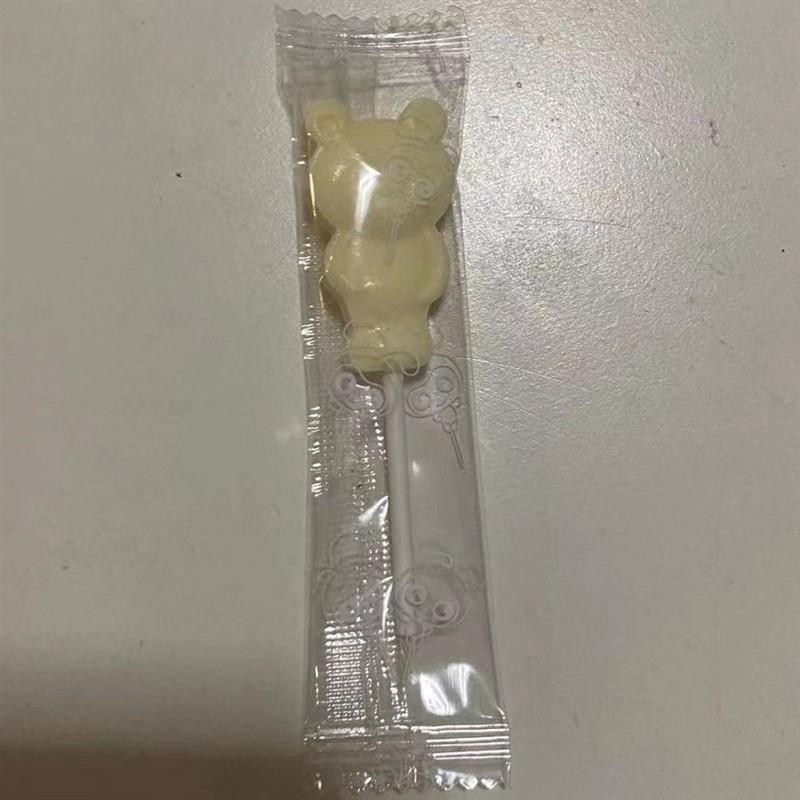 咭咭豆无蔗糖奶片棒棒糖奶棒糖牛奶味糖果网红趣味儿童小零食