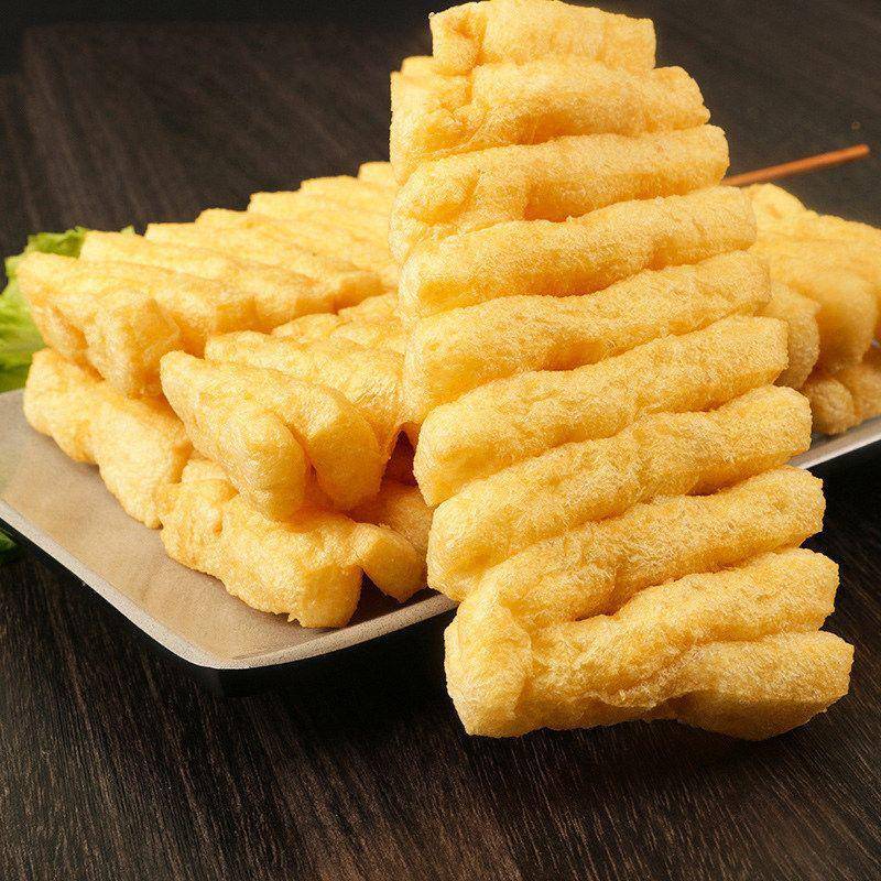 新品兰花干豆制品豆排豆腐串麻辣烫关东煮火锅烧烤半成品冷冻商用
