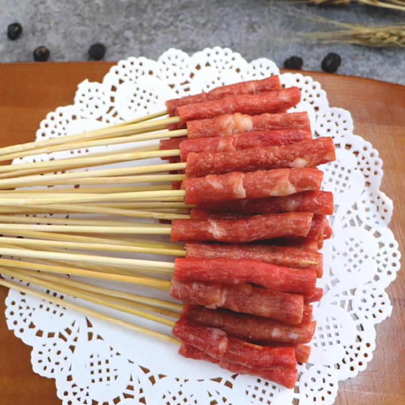 新品腊肠小串商用广式香肠烤肉串火锅油炸烧烤食材四川一口肠特产