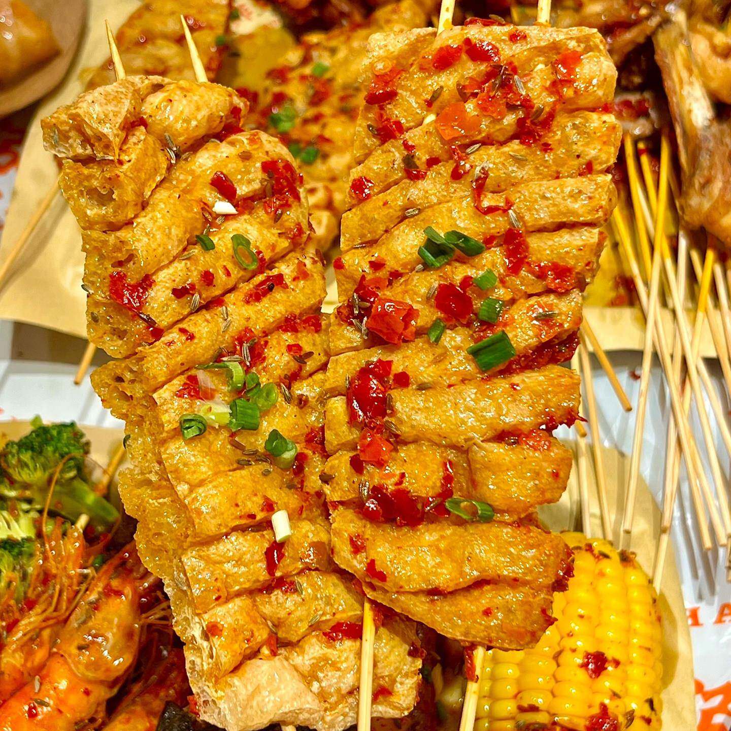 新品兰花干串商用豆腐串豆干豆制品关东煮麻辣烫火锅烧烤卤煮食材