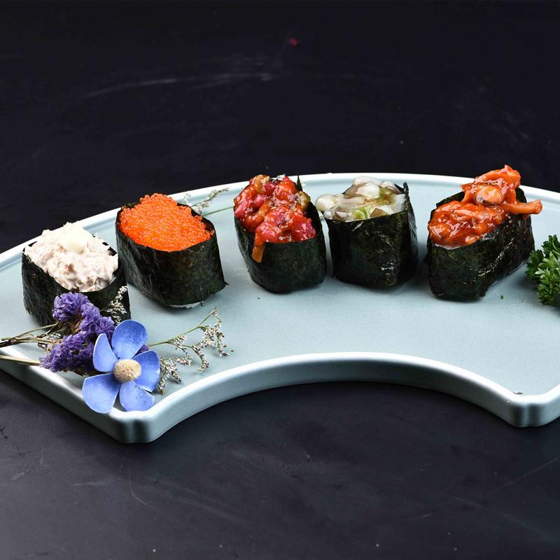 新品军舰寿司海苔6切7切8切即食手卷回转紫菜条饭团材料食材6+1切