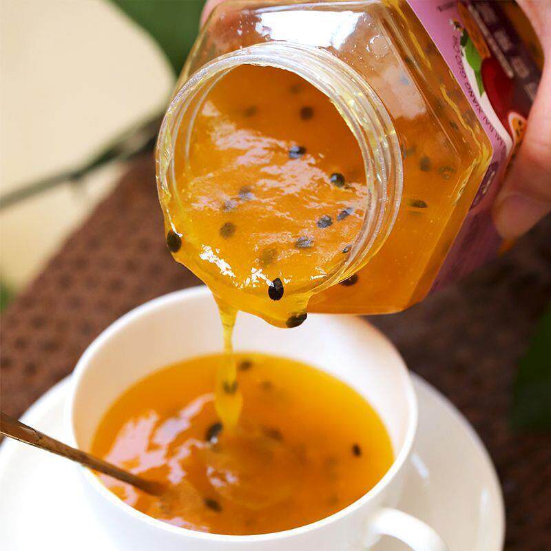 蜂蜜柚子茶百香果蜜茶冲饮
