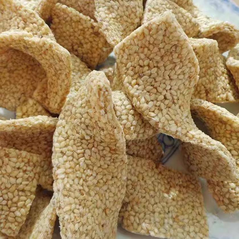 芝麻糖老式传统手工酥簿饼孕妇休闲零食小吃早餐糖果糕点花生