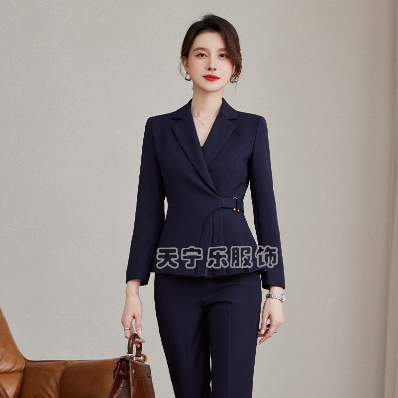 职业西装套装女秋冬新款时尚气质西服外套办公室管理层工作服套装