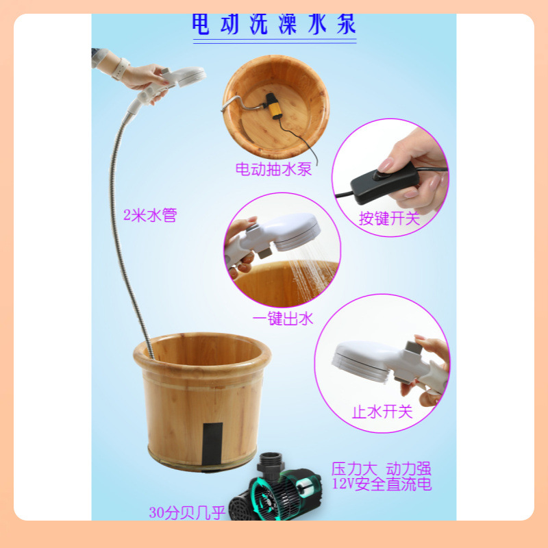 ?O6AM大人泡澡浴缸充气全身可折叠洗澡桶老人沐浴池塑料卧床家