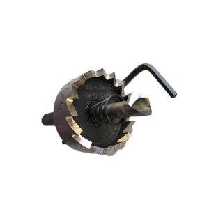 高速钢不锈钢开孔器金属14 黑人工具M2全磨制开孔器扩孔钻头 40MM