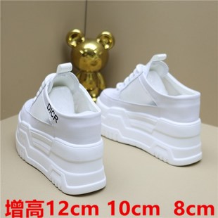 超高12cm拖鞋女夏外松糕无后10cm女鞋20L24网面厚底增高包头懒人