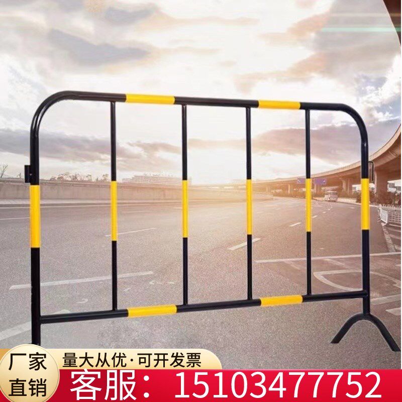 江西安全防护栏围栏栅栏镀锌管铁马护栏移动N道路围挡工地临时施