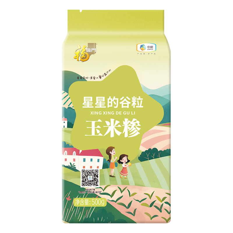 福临门星星的谷粒玉米糁500g