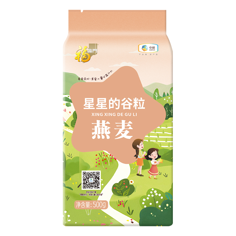 福临门星星的谷粒燕麦米500g