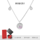 十个勤天同款 ROSECITY球形玫瑰925银项链小众设计高级感饰品